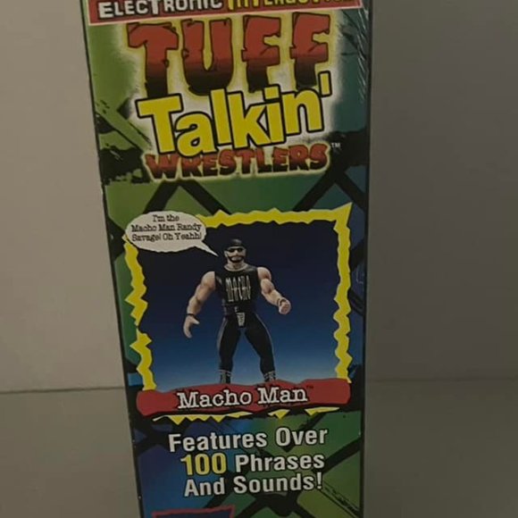 Macho Man Randy Savage WCW Tuff Talkin Wrestlers Action Figure Toybiz 1999 WWE- - Picture 5 of 12